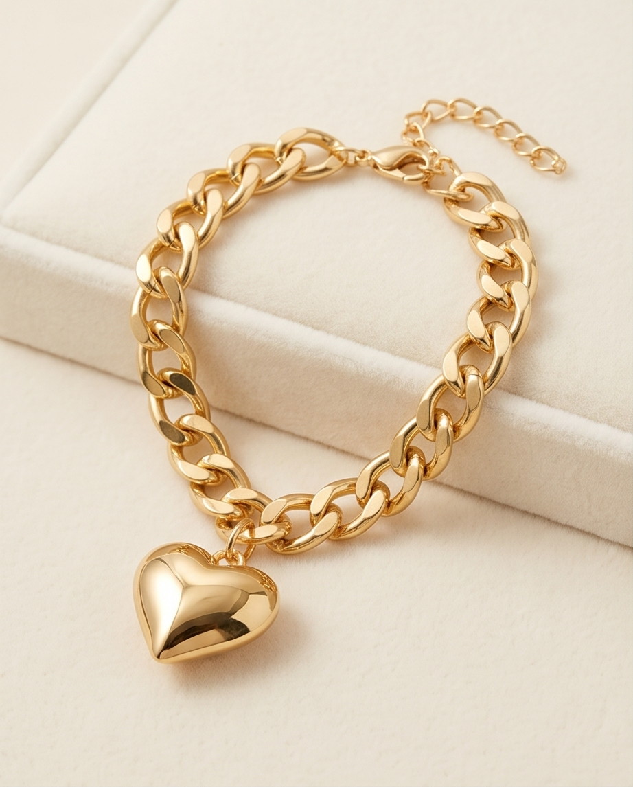 PULSERA FANTASIA CON CORAZON