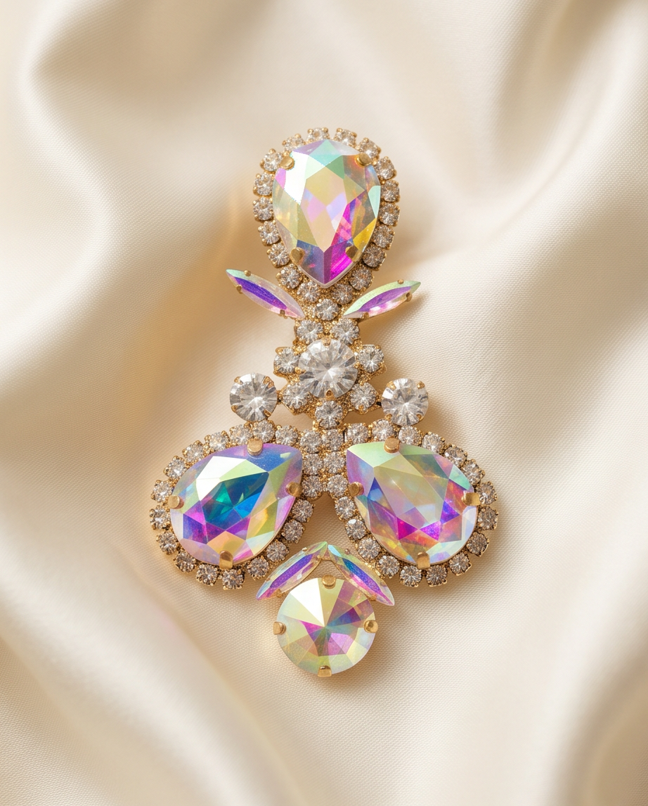 BROCHE O PIN DE DAMA PARA FIESTA