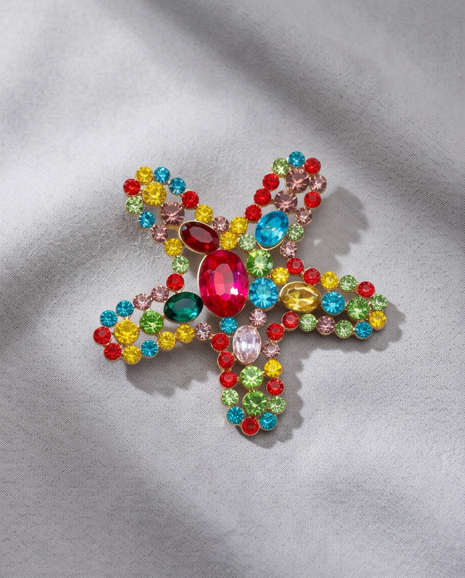 BROCHE O PIN DE DAMA PARA FIESTA