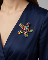 BROCHE O PIN DE DAMA PARA FIESTA
