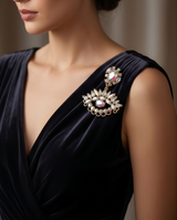 BROCHE O PIN DE DAMA PARA FIESTA