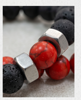 PULSERA UNISEX CON PIEDRA VOLCANICA 1