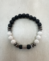 PULSERA UNISEX CON PIEDRA VOLCÁNICA 3