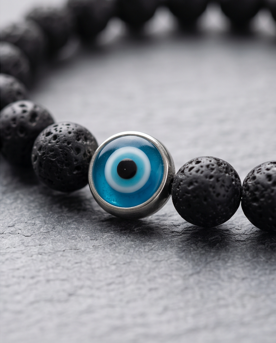 PULSERA UNISEX CON PIEDRA VOLCANICA 5
