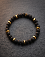 PULSERA UNISEX CON PIEDRA VOLCÁNICA 8