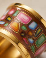ANILLO DE ACERO ESMALTADO EN COLORES