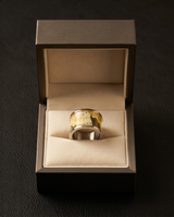 ANILLO DE ACERO ESMALTADO EN COLORES
