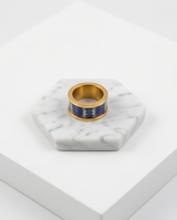 ANILLO DE ACERO ESMALTADO EN COLORES