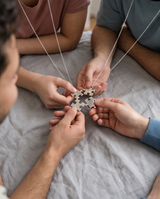CONJUNTO DE 4 CADENAS CON DIJE AMISTAD
