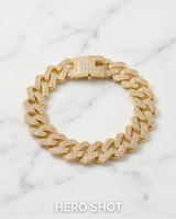 PULSERA CUBANA DORADA