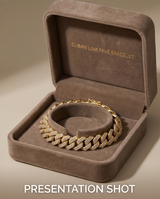 PULSERA CUBANA DORADA