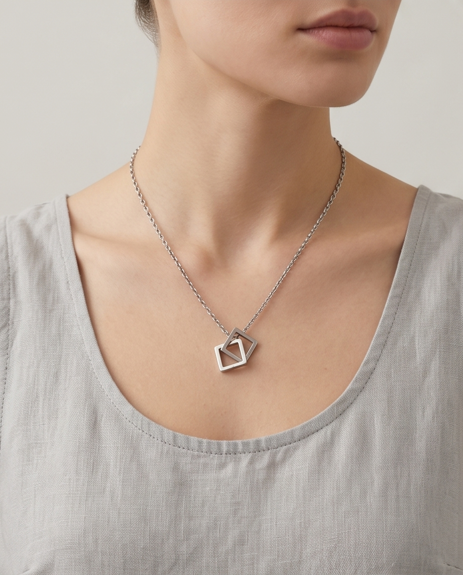COLLAR CON DIJE DE ACERO ,