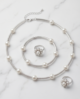 CONJUNTO DE COLLAR CON PULSERA Y ANILLO