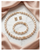CONJUNTO DE COLLAR CON PULSERA Y ANILLO