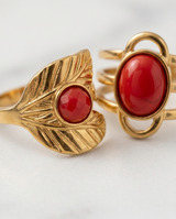 SET DE 5 ANILLOS DE ACERO QUIRURGICO 002