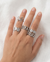 SET DE ANILLOS DE ACERO 010