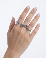 SET DE ANILLOS DE DAMA EN ACERO9 012