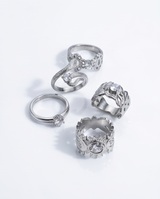SET DE ANILLOS DE DAMA EN ACERO9 012