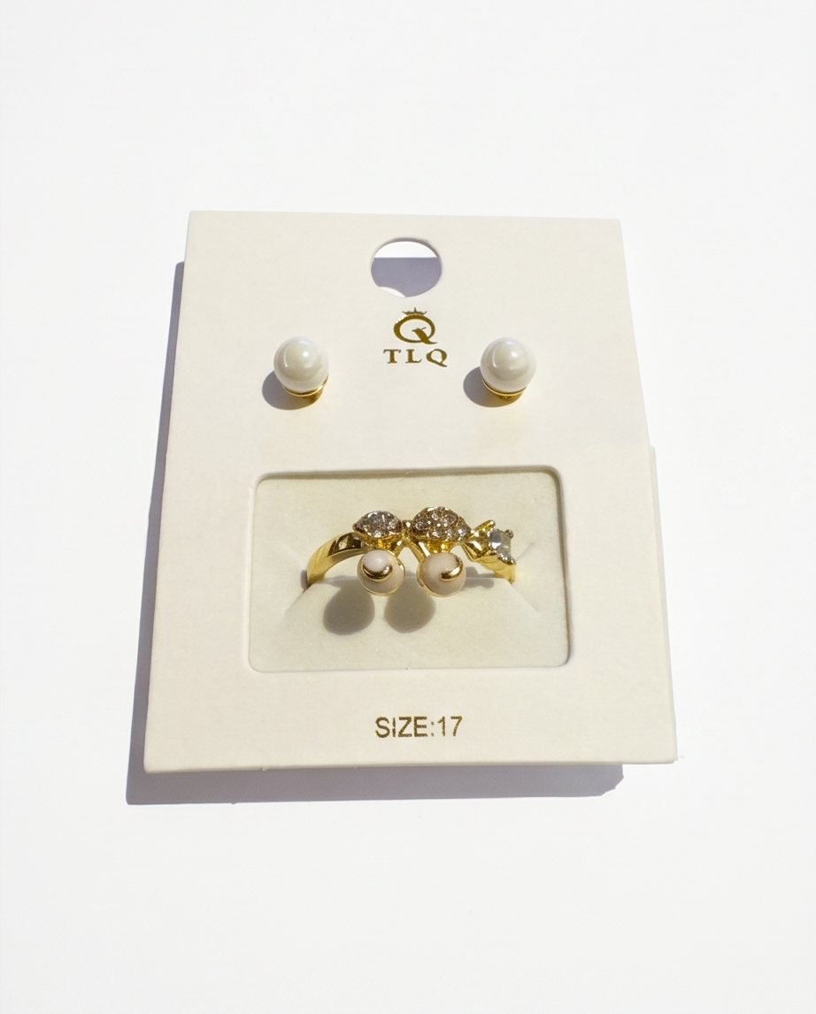 SET DE ANILLO CON CARAVANAS FANTASIA 014