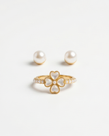 SET DE ANILLO CON CARAVANAS FANTASIA 015
