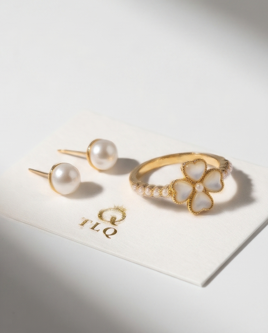 SET DE ANILLO CON CARAVANAS FANTASIA 015