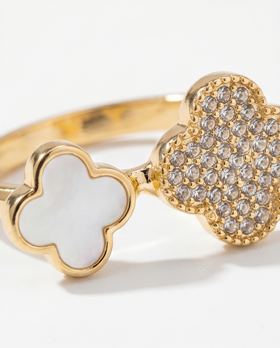 SET DE ANILLOS CON CARAVANAS FANTASIA 17