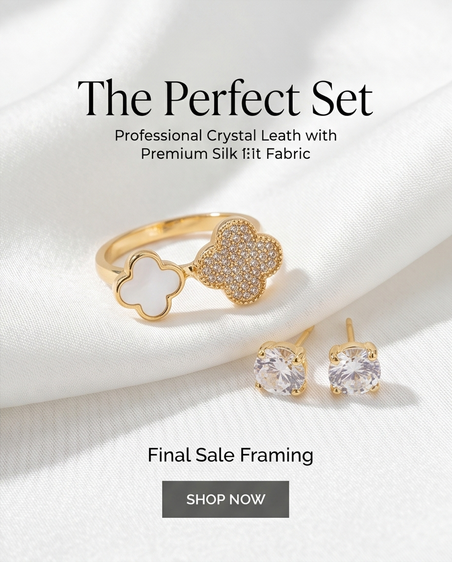 SET DE ANILLOS CON CARAVANAS FANTASIA 17