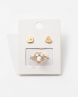 SET DE ANILLOS CON CARAVANAS FANTASIA 018