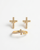 SET DE ANILLO CON CARAVANAS EN FANTASIA 020
