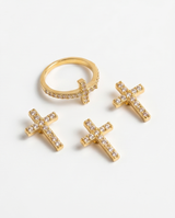 SET DE ANILLO CON CARAVANAS EN FANTASIA 020