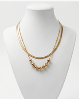 COLLAR DE ACERO QUIRURGICO DORADO 030