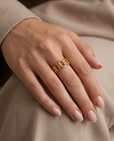 ANILLO DE ACERO MUJER PARA TODOS LOS TALLES