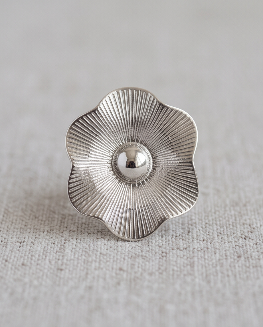 ANILLO DE ACERO DAMA PARA TODOS LOS TALLES