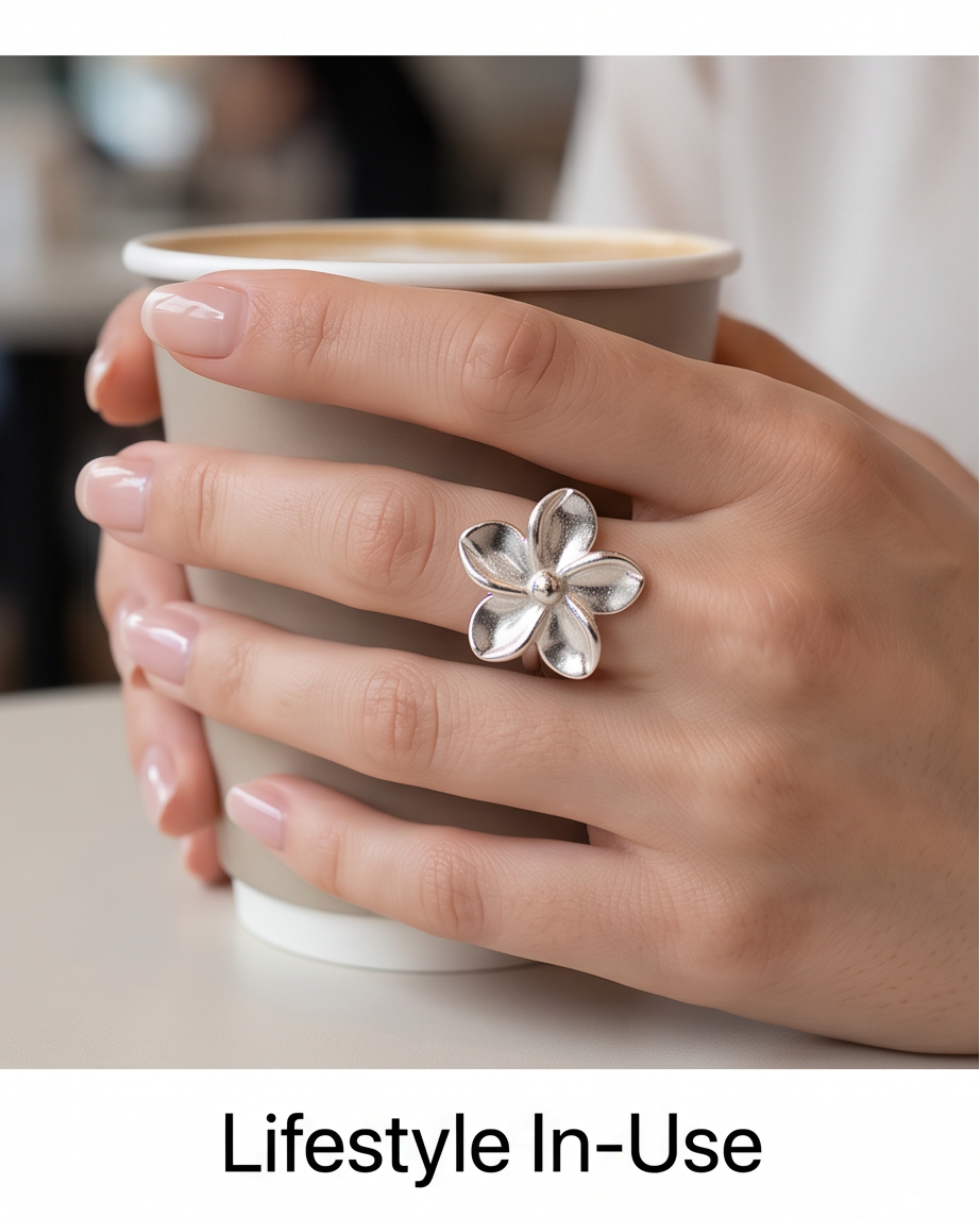 ANILLO DE ACERO DAMA PARA MULTIPLES TALLES