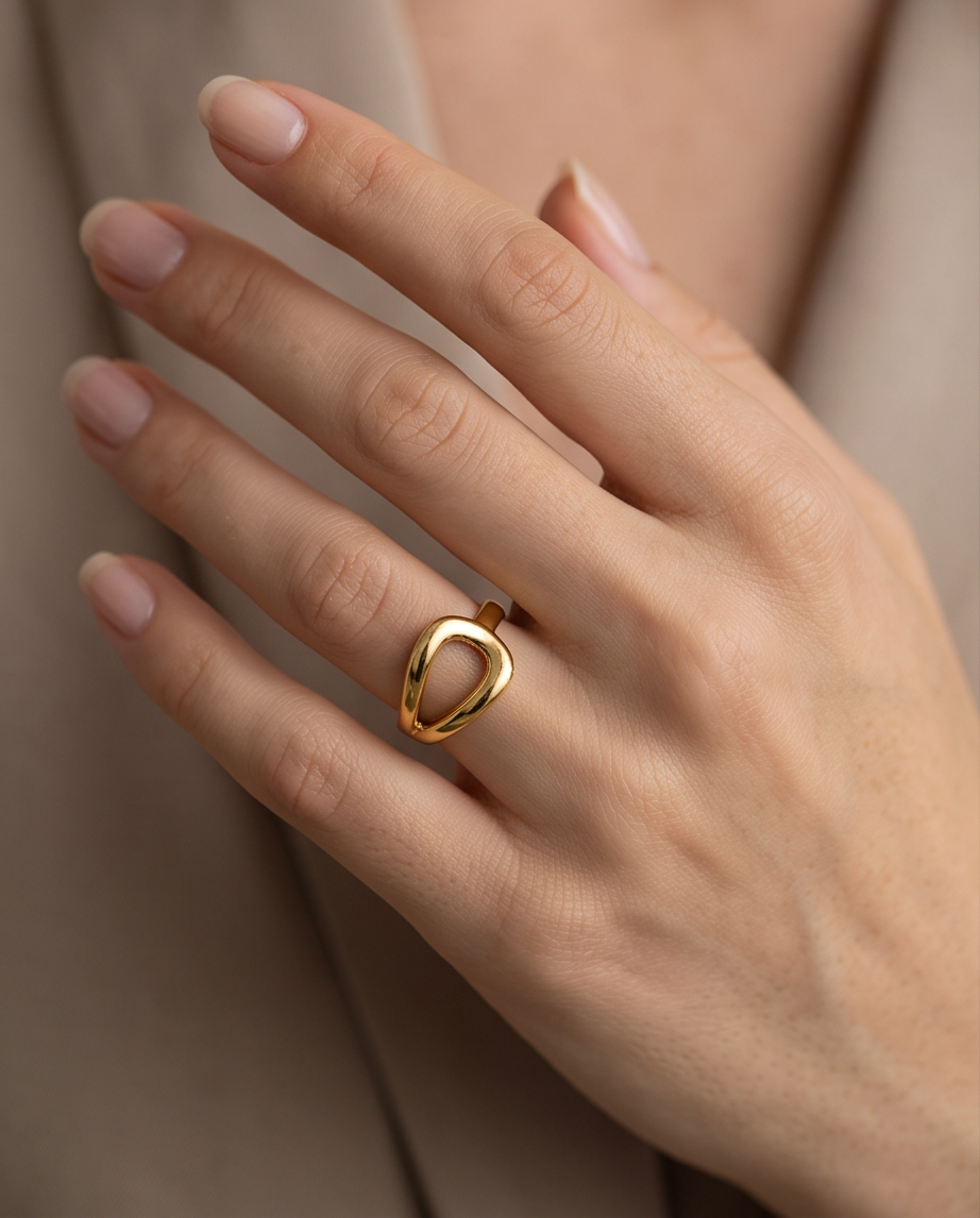 ANILLO DE DAMA ACERO PARA TALLES MULTIPLES