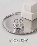 ANILLO DE ACERO DAMA PARA TALLES MÚLTIPLES