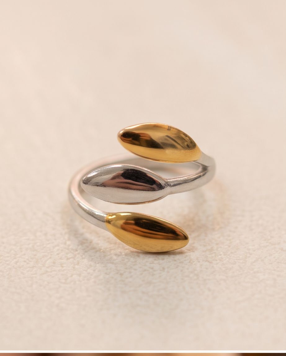 ANILLO DE DAMA ACERO PARA MÚLTIPLES TALLES
