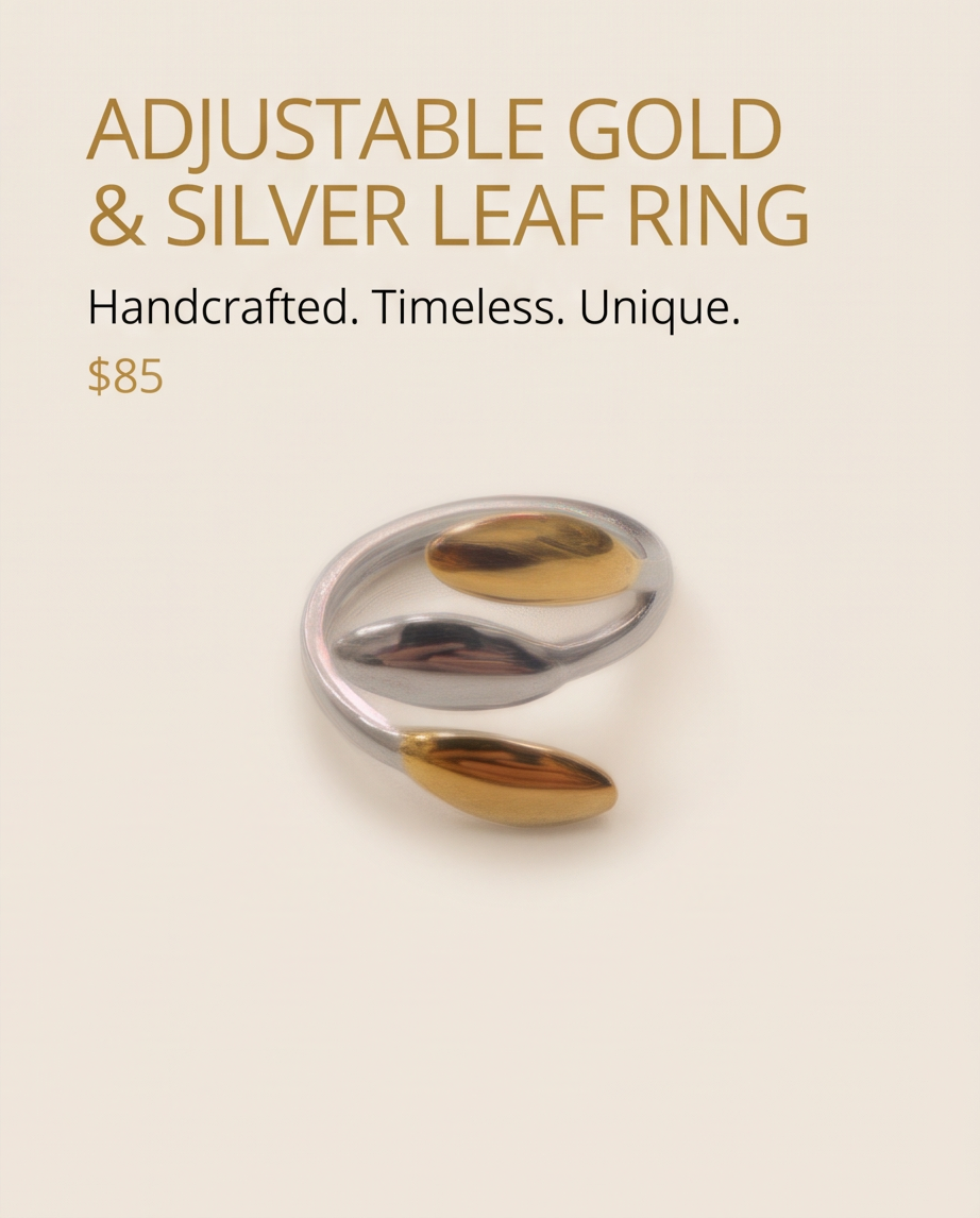 ANILLO DE DAMA ACERO PARA MÚLTIPLES TALLES