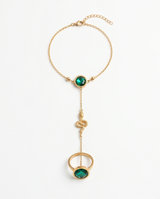 PULSERA CON ANILLOS Y PIEDRAS 127
