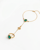 PULSERA CON ANILLOS Y PIEDRAS 127