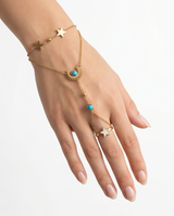 PULSERA CON ANILLOS Y PIEDRAS 129