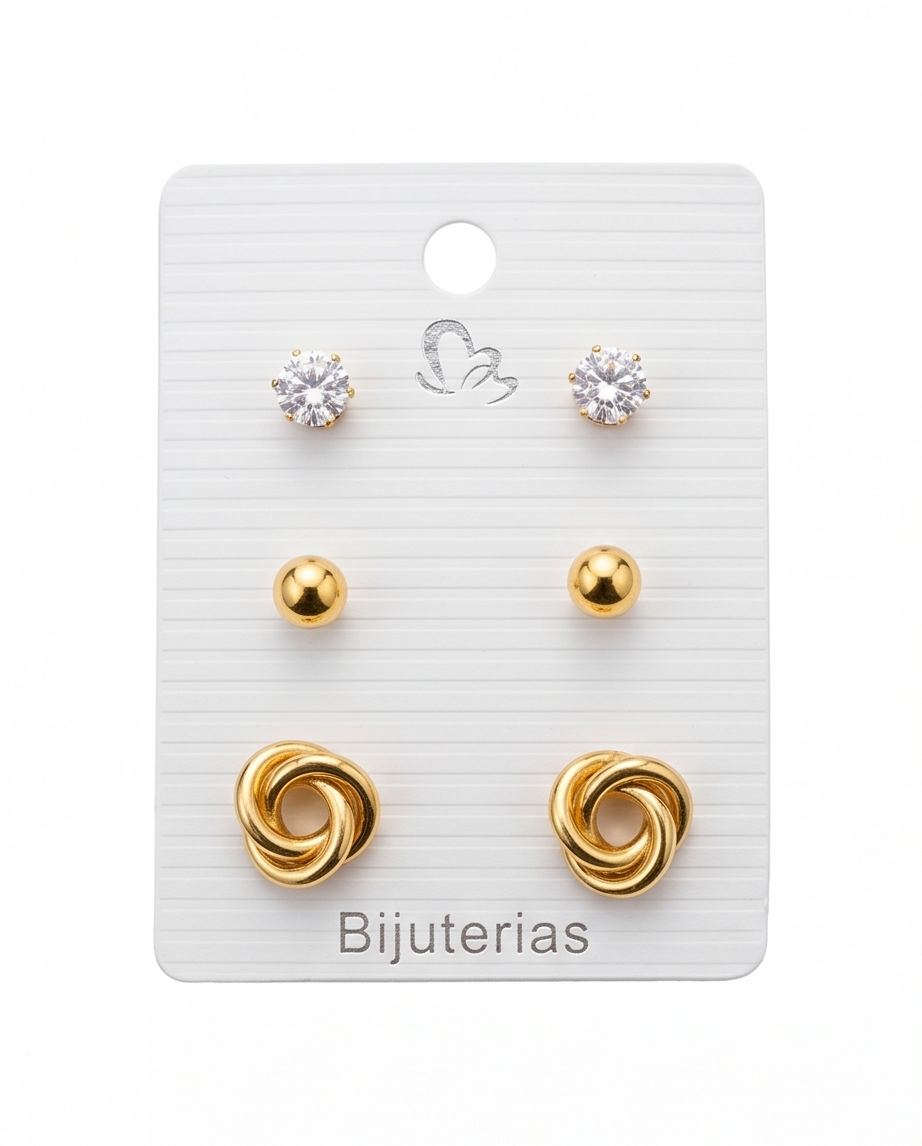 SET DE CARAVANAS DE DAMA 158