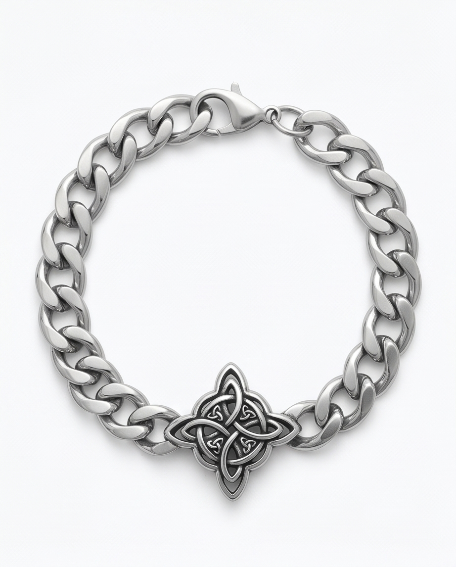 PULSERA DE HOMBRE DE ACERO QUIRURGICO 04