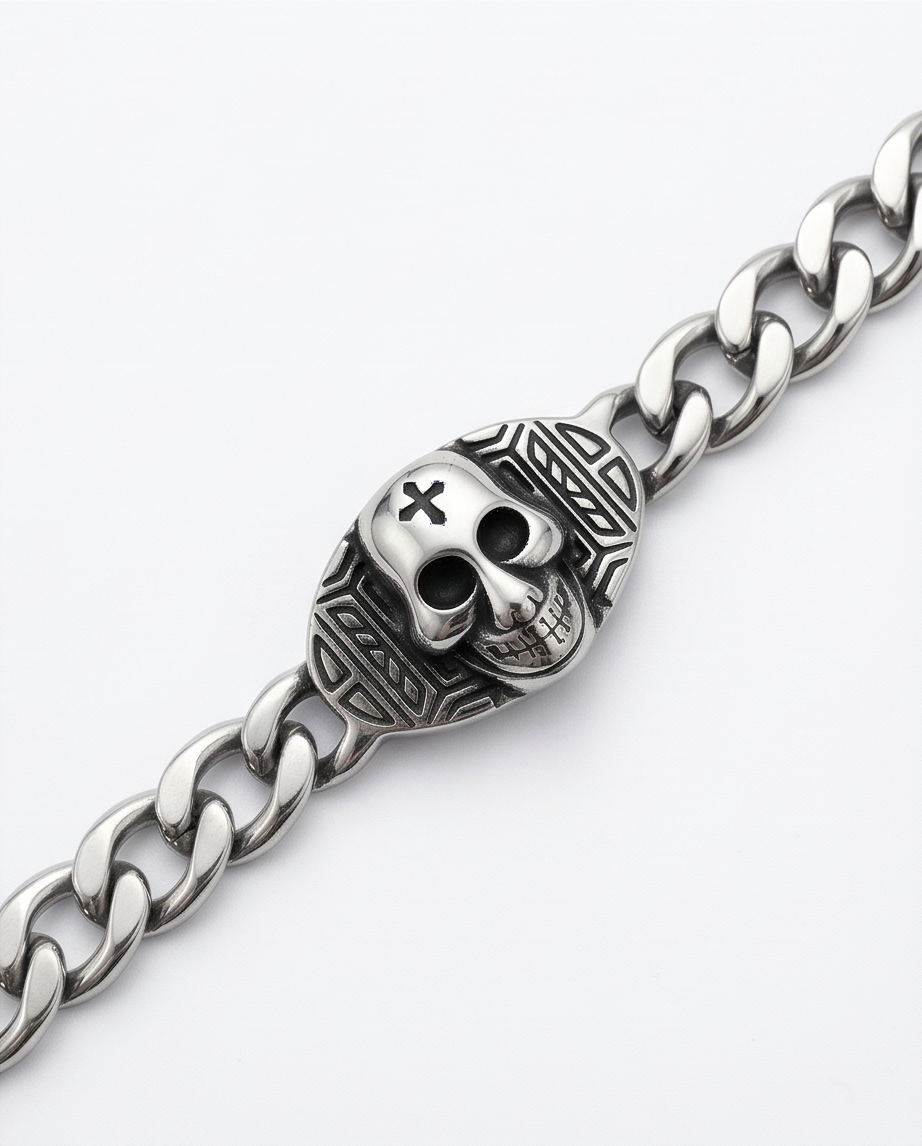 PULSERA DE HOMBRE EN ACERO QUIRURGICO 06