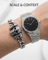 PULSERA DE HOMBRE EN ACERO QUIRURGICO 07