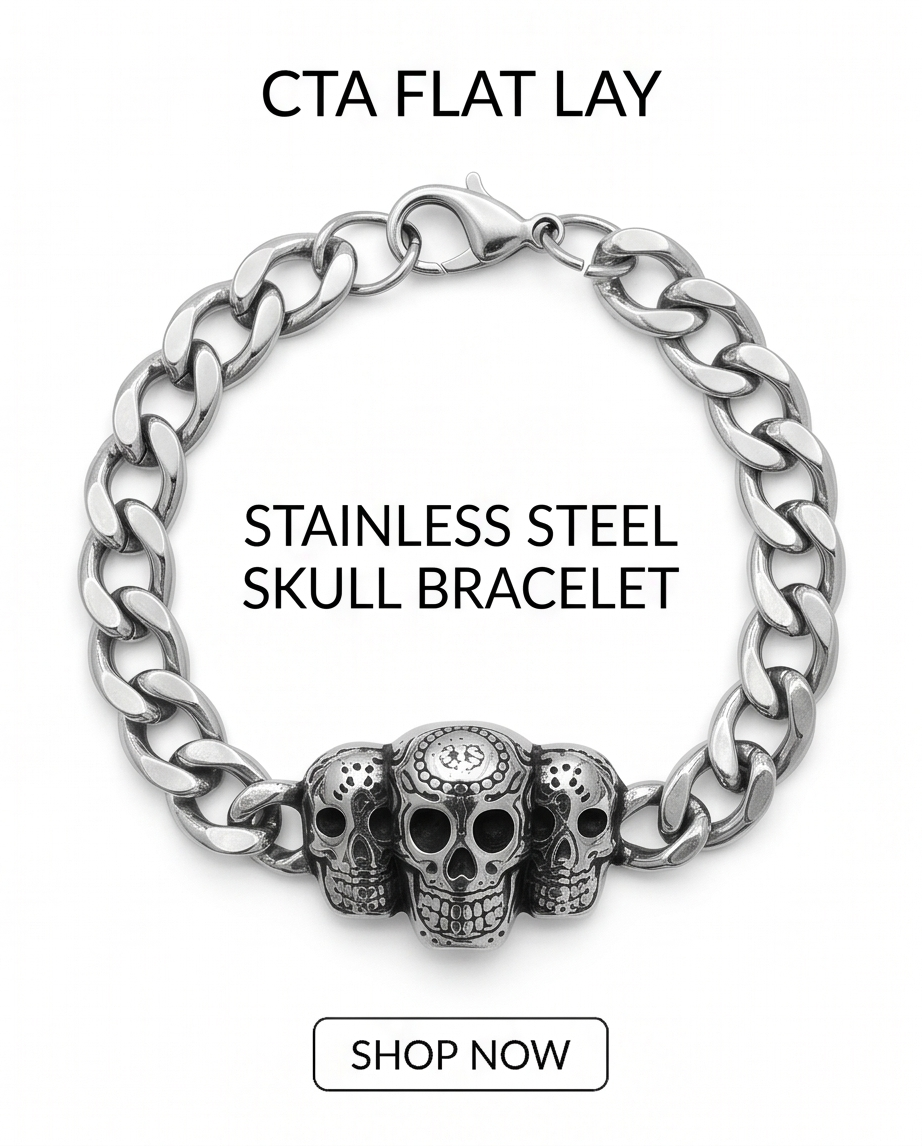 PULSERA DE HOMBRE EN ACERO QUIRURGICO 07