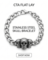 PULSERA DE HOMBRE EN ACERO QUIRURGICO 07