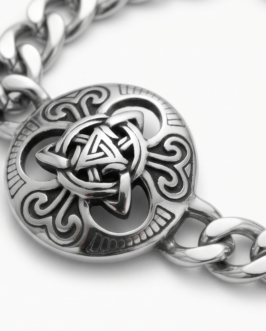 PULSERA DE HOMBRE EN ACERO QUIRURGICO 08