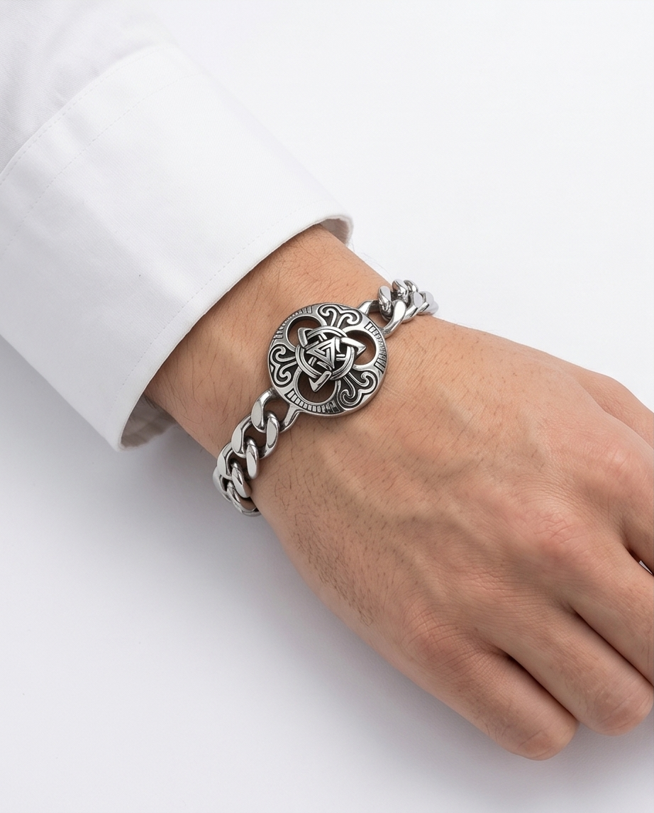 PULSERA DE HOMBRE EN ACERO QUIRURGICO 08