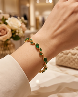PULSERA DE ACERO CON PIEDRAS NATURALES